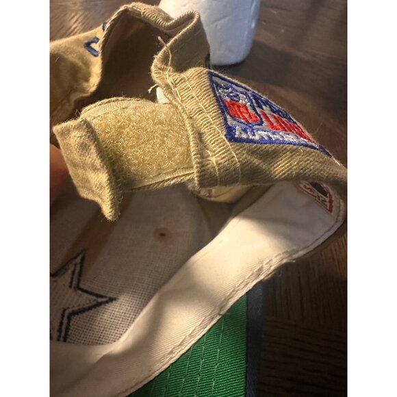 Dallas Cowboys NFL Pro Line Snapback Hat Sports Specialties Tan & Blue - Picture 11 of 11